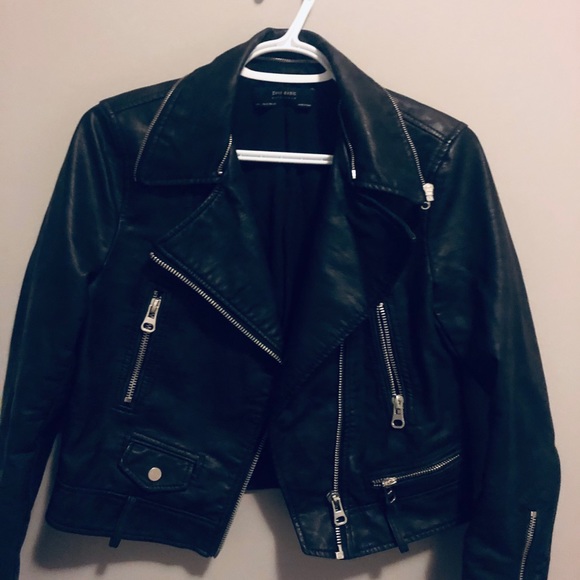 Zara Faux Leather Jacket - Picture 2 of 4